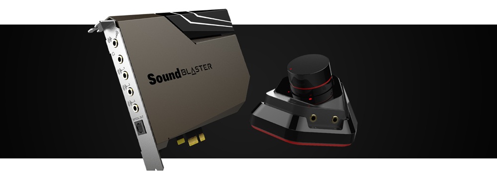 Karta dźwiękowa Creative Sound Blaster AE-7 PCI-e pod skosem